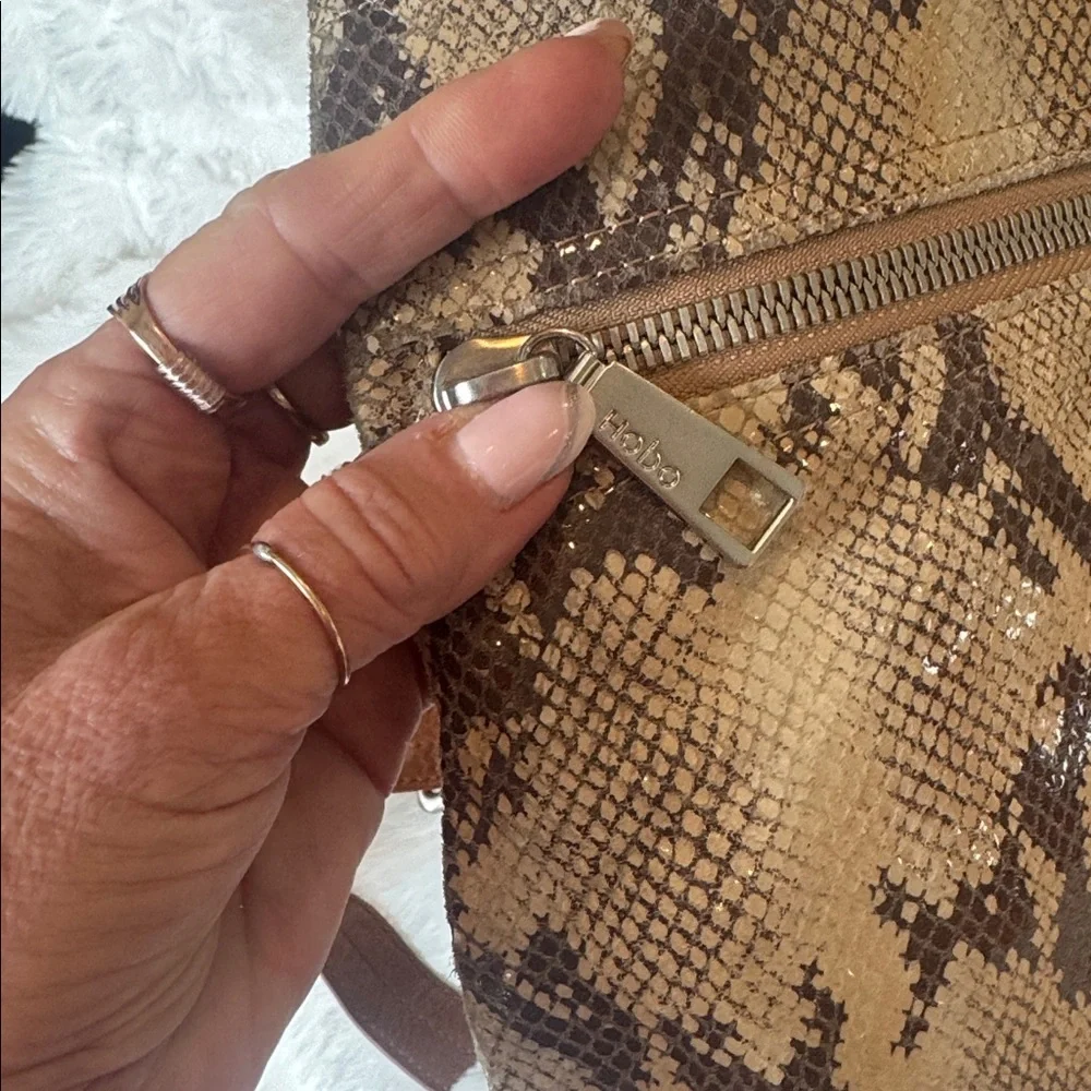HOBO Snake Print Crossbody Bag - Picture 8 of 8